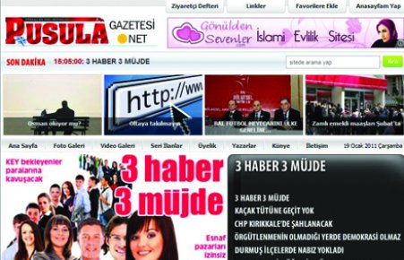 PUSULAGAZETESİ.NET YAYIN HAYATINA BAŞLADI