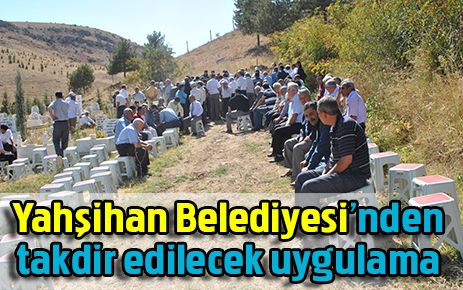 Yahşihan Belediyesinden takdirlik uygulama