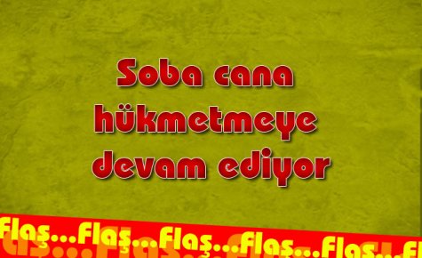 Sobadan zehirlenen kadın hastaneye kaldırıldı