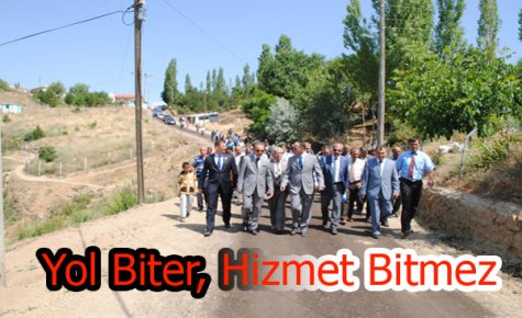 YOL BİTER, HİZMET BİTMEZ 